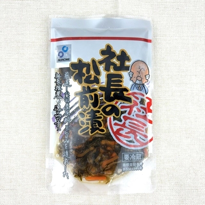 社長の松前漬 110g 