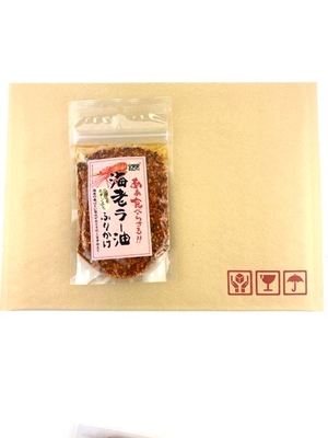 【メール便】海老ラー油ふりかけ 60g 北海道産ボタンエビ粉末配合 辛い ご飯のお供 ガーリックパウダー 【送料込】　