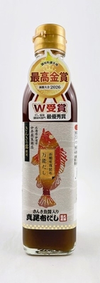 函館産真昆布の万能だし きんき魚醤油入り 300ml 保存料・着色料・香料不使用