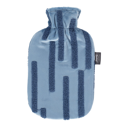 デラックスカバー湯たんぽ コメットブルー(替えカバー付)