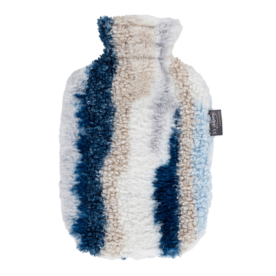 デラックスカバー湯たんぽ グレイスフロー(替えカバー付)