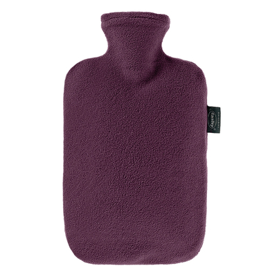 スタンダードカバー湯たんぽ フリース・カラフルシリーズ バイオレット(替えカバー付)