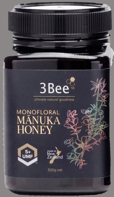 3Bee ニュージーランド産　マヌカハニー　UMF 5+　　２５０ｇ