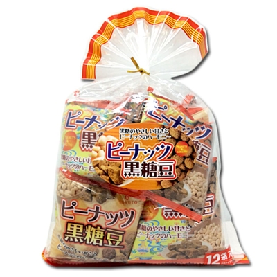 ピーナッツ黒糖豆 240g (20g&times;12袋)