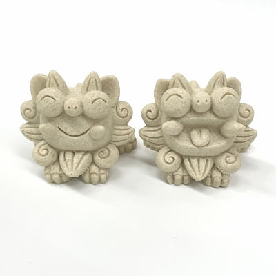 漆喰調ちゅらシーサー(7.8cm)