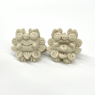 漆喰調ちゅらシーサー(5.5cm)