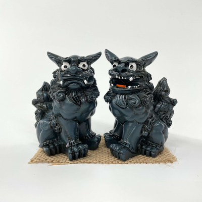 万来獅子(群青)