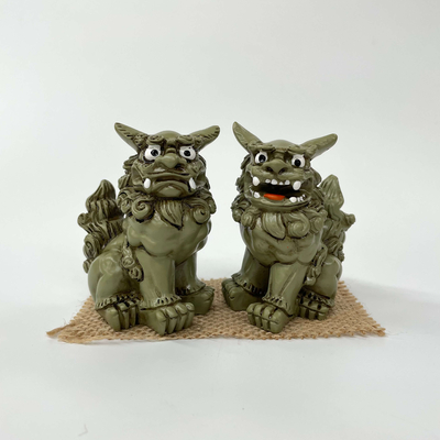 万来獅子(カーキ)