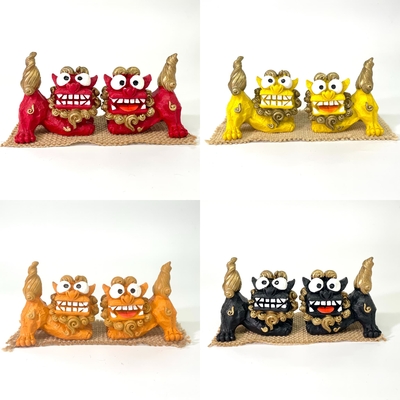 原始獅子 伏せ(8cm)