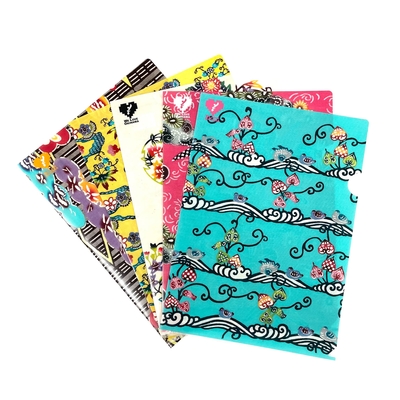 クリアファイル WE LOVE OKINAWA (紅型)