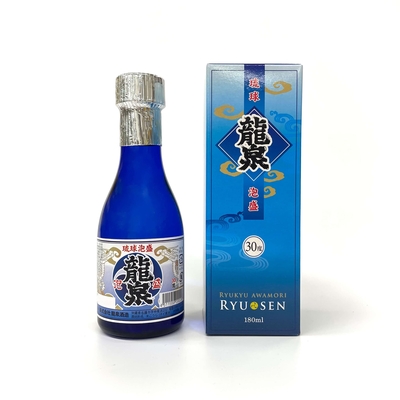 琉球泡盛 龍泉 ブルー(30度/180ml)