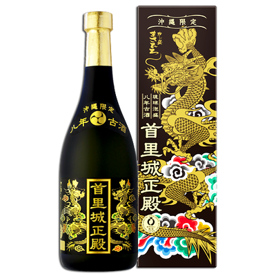 琉球泡盛 首里城正殿黒 8年古酒(30度/720ml)