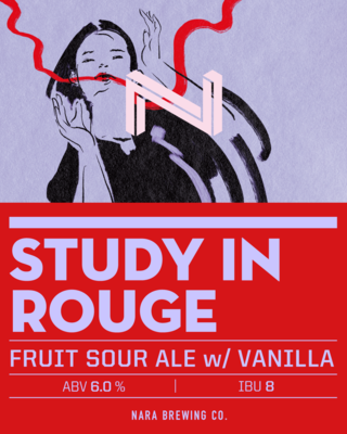 【１３０２】奈良醸造 STUDY IN ROUGE　350ml