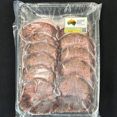 オーストラリア産　牛タン（３㎜スライス・500g入り）
