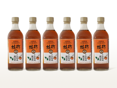 5年熟成柿醸造酢 6本セット