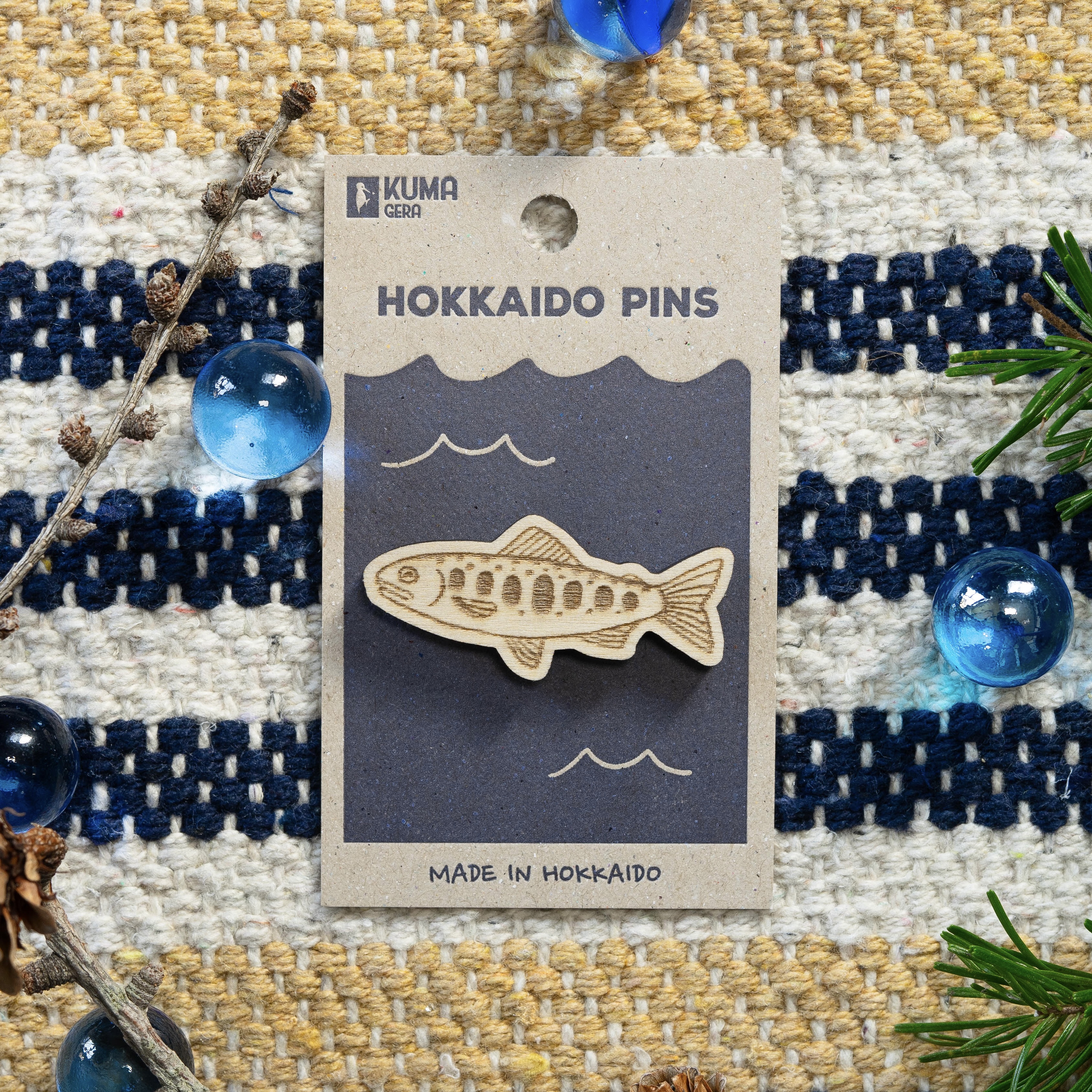 HOKKAIDO PINS　ヤマメ