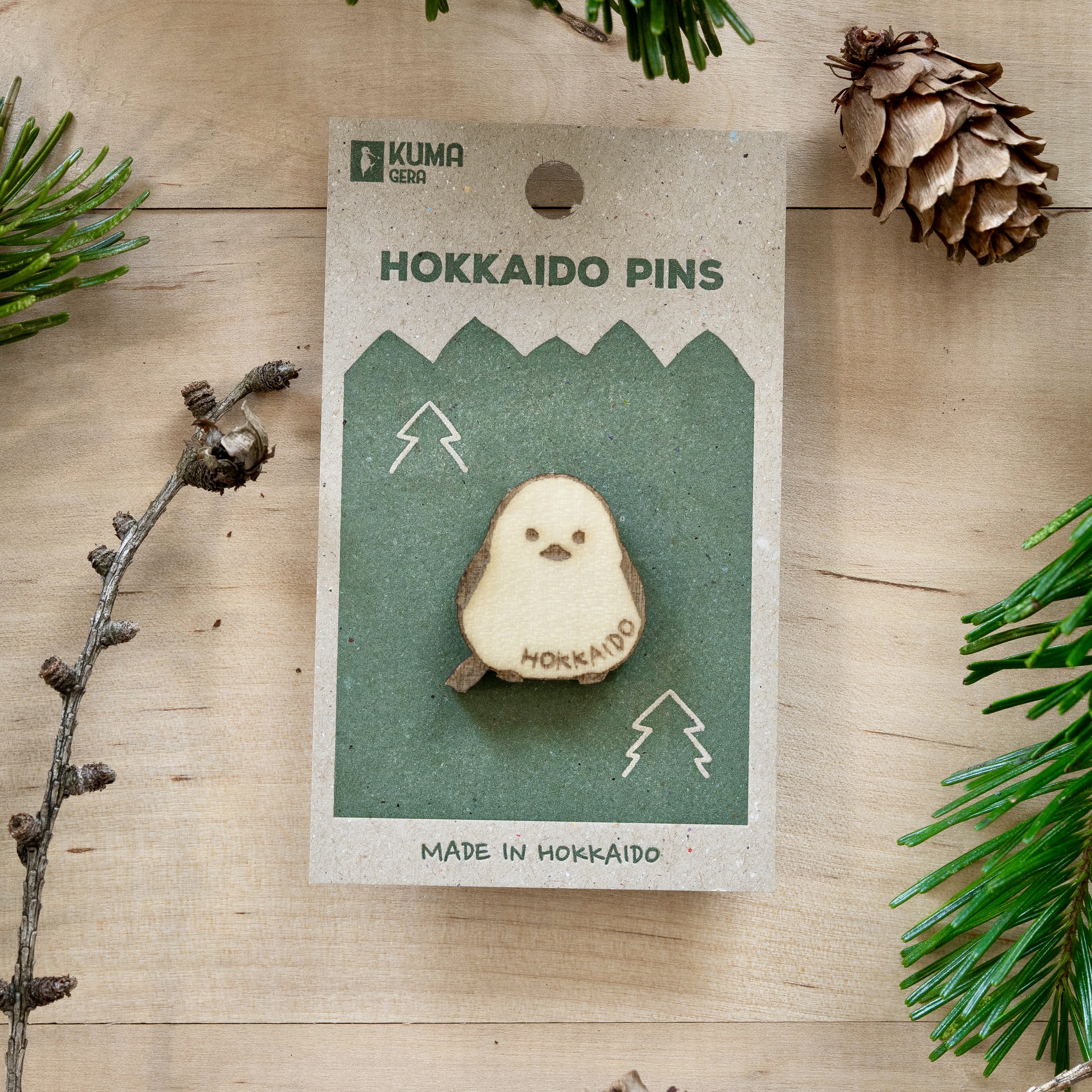 HOKKAIDO PINS　シマエナガ