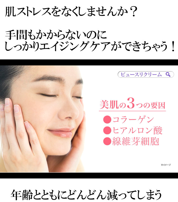 美肌の3つの要因はコラーゲン・ヒアルロン酸・繊維芽細胞