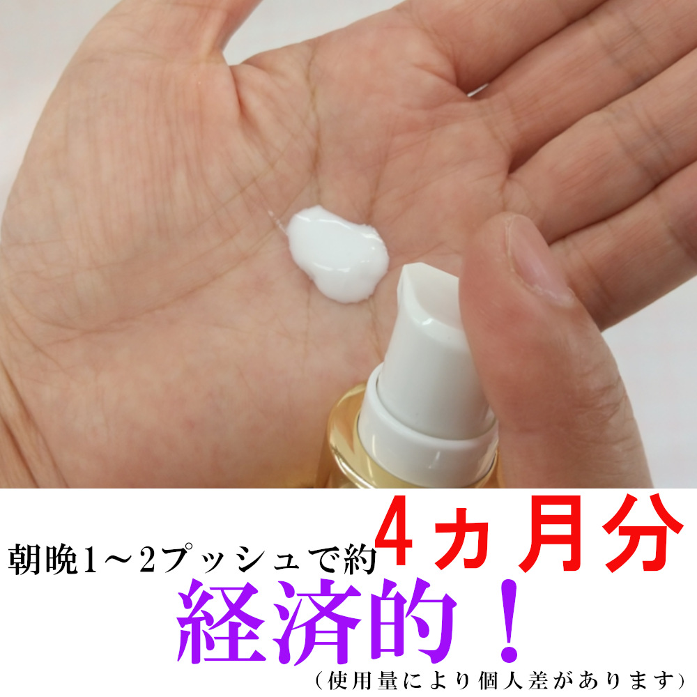 1～2プッシュで約4か月分なので経済的