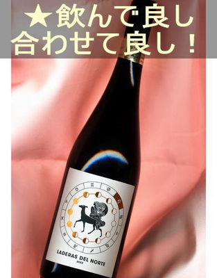 ラデラス ティント ＜赤・辛口・コクあり・スペイン・リベラ デル ドゥエロ＞ Laderas del Norte Tinto＜Ribera del Duero＞