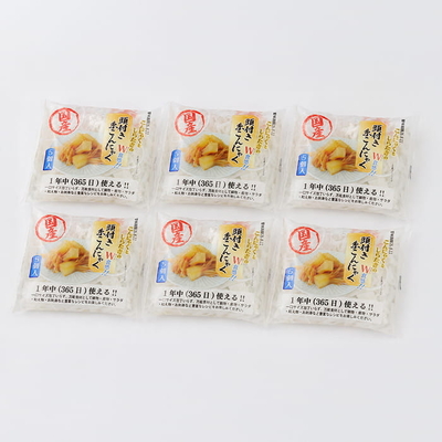 【送料込み】頭付き糸こんにゃく （1袋5個入）&times;6食分