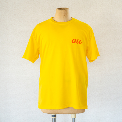 auよさこい 25th ANNIVERSARY Tシャツ イエロー