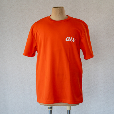 auよさこい 25th ANNIVERSARY Tシャツオレンジ