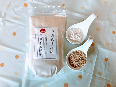 うおぬま小町 玄米全粒粉 300g