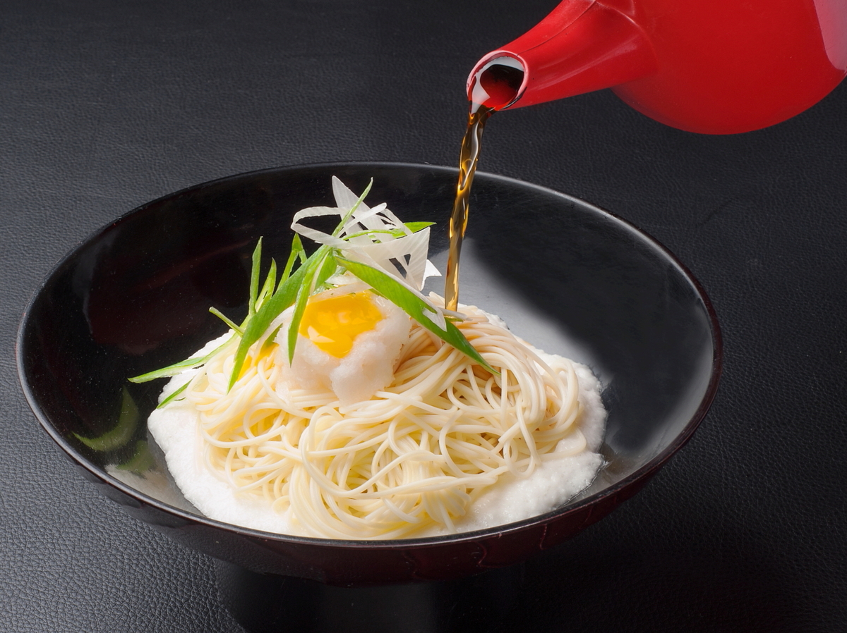 ぶっかけ卵めん：2人前つゆ付 吉田製麺