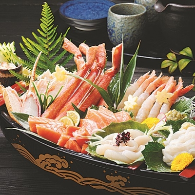 ずわいがにとお刺身セット