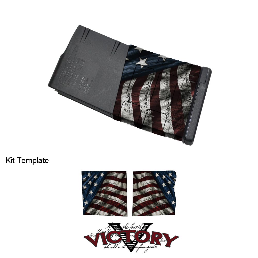GunSkins AR-10 MAG SKIN | WILLY−PEET
