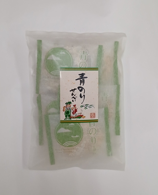 和紙　米菓青のりせんべい　袋