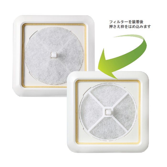 143φ内径口17 換気口フィルター ユニックス（UNIX）KRP150対応品 フィルター本舗オンライン