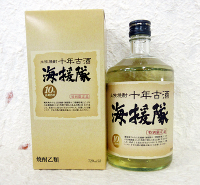 土佐鶴 海援隊十年古酒 特別限定米焼酎-高知酒店 | 近藤印高知酒店SS