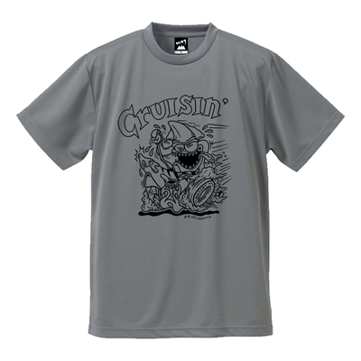Cruisin ドライTシャツ(グレー)