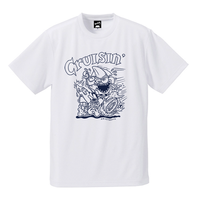 Cruisin ドライTシャツ(ホワイト)