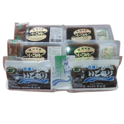 早助屋／いごねりフルセット（箱入り）&mdash; 佐渡のソウルフードを3種食べ比べ【冷蔵同梱可】