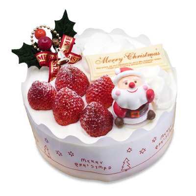 サンタと苺の仲間たち 15cm