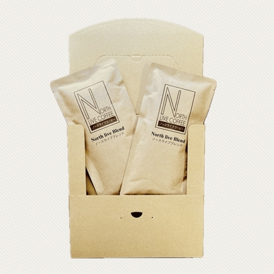 ノースライブブレンド100g&times;2　送料込(メール便ポスト投函)　※代引き、日時指定配送はご利用いただけません