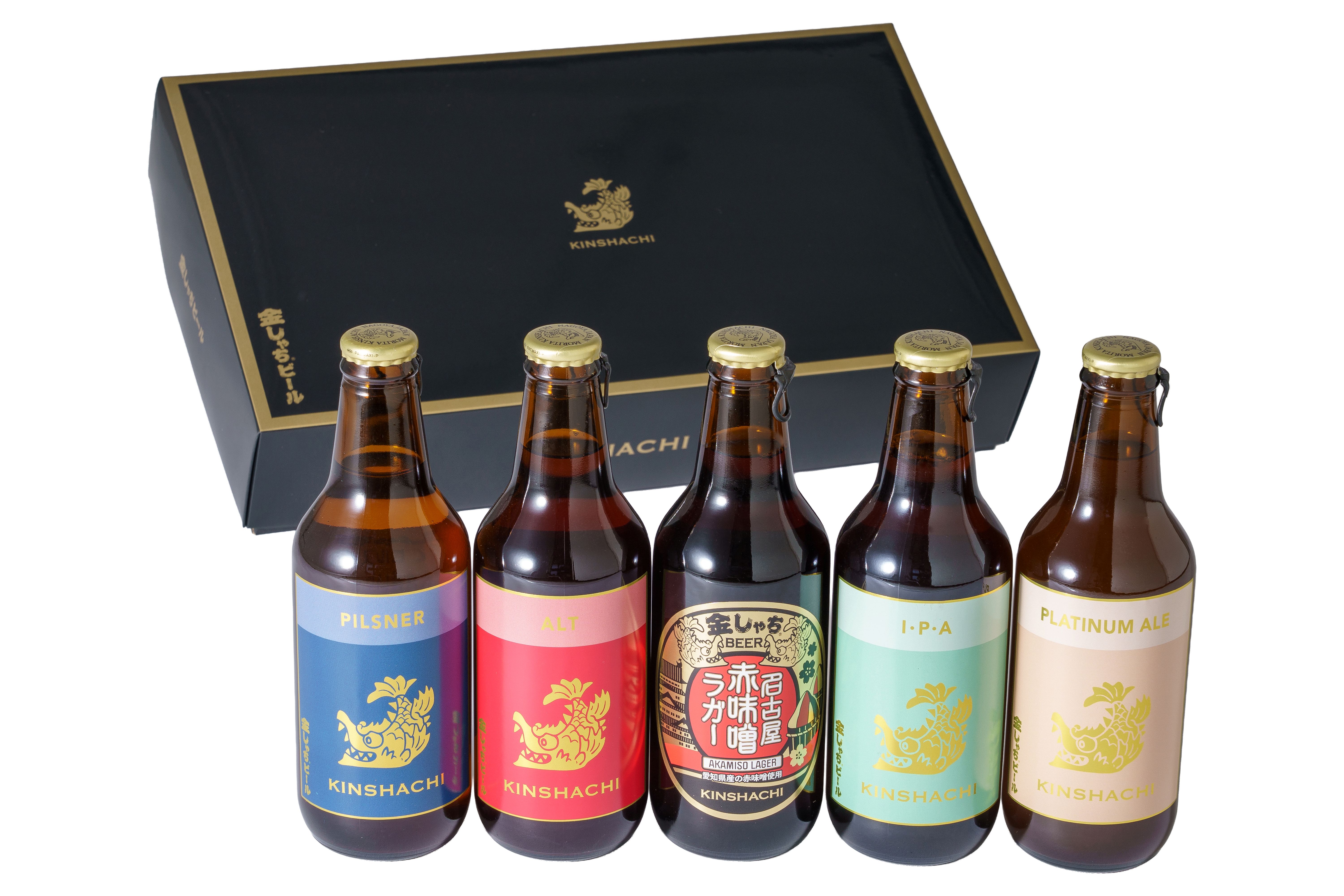 送料無料】KMB-5D ギフトNo.1！金しゃちビールアソート5本セット | 金