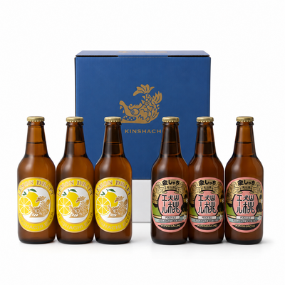 【送料込】レモンドラフト＆犬山桃エールセット
