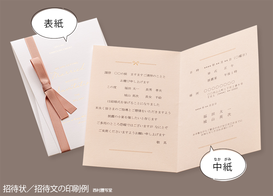 招待状シェルフェイド・マルチカラー【キットセット】 | 西村謄写堂