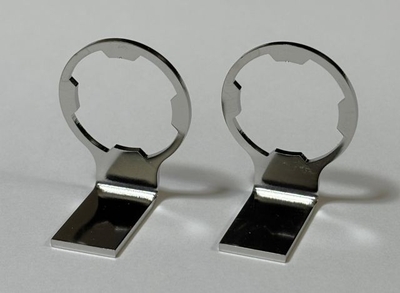 アルミステップ8Pアダプター用ストッパー45&deg;（補修部品・2個入り）