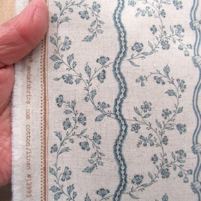 JONQUILLE / PEARL-FRENCH BLUE (13993-13L) MOCHI LINEN CANVAS