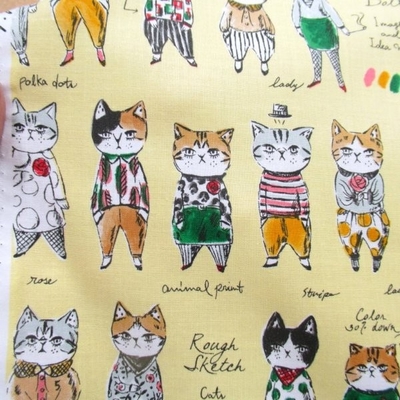 "sobakasu-kids."  ROUGH SKETCH   YELLOW色　　(9708-5) 