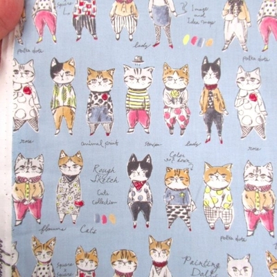 "sobakasu-kids."  ROUGH SKETCH  ブルー色　(9708-1) 