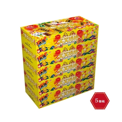 笑笑福福BOXティッシュ100W5個組