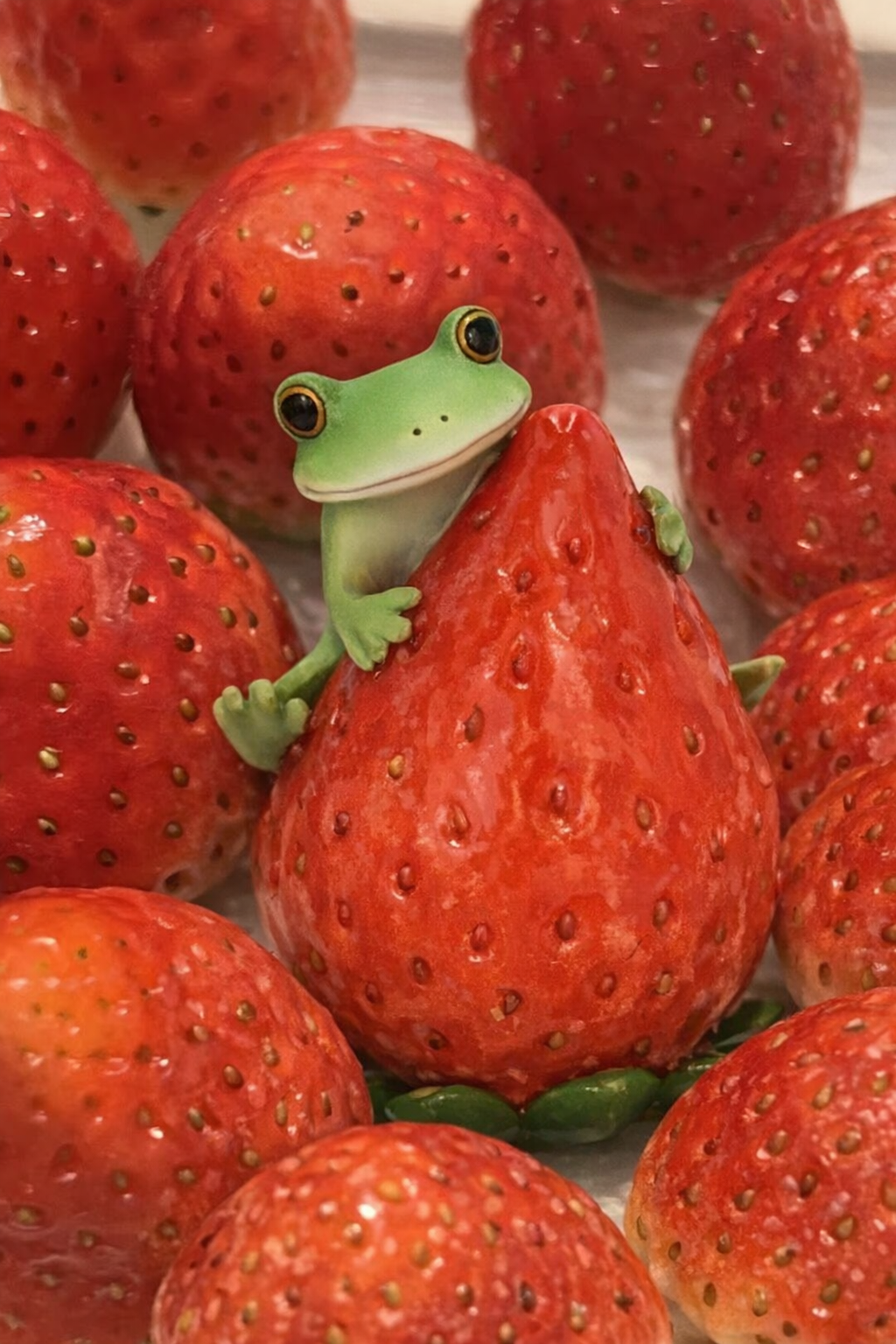 イチゴとコポーの置物・ワイルドスカイで販売