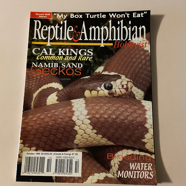 REPTILE AND AMPHIBIAN HOBBYIST10/1999ワイルドスカイ通販