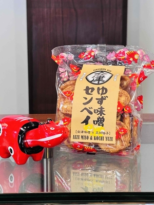 会津赤べこせんべい　ゆず味噌　70ｇ